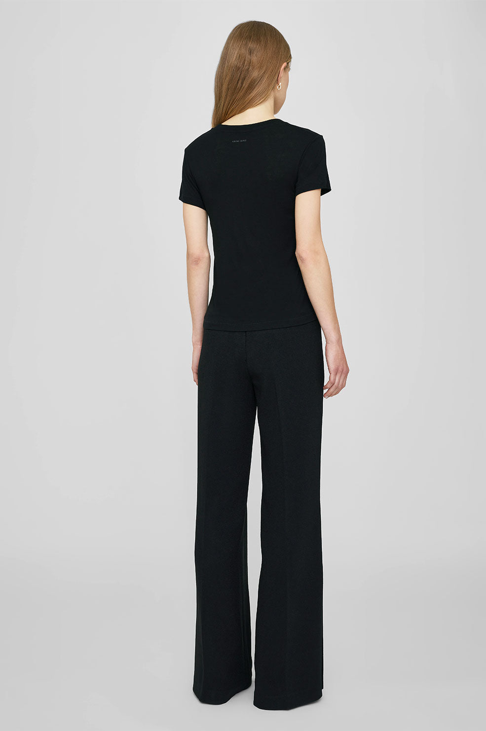 ANINE BING Amani Tee Black Cashmere Blend