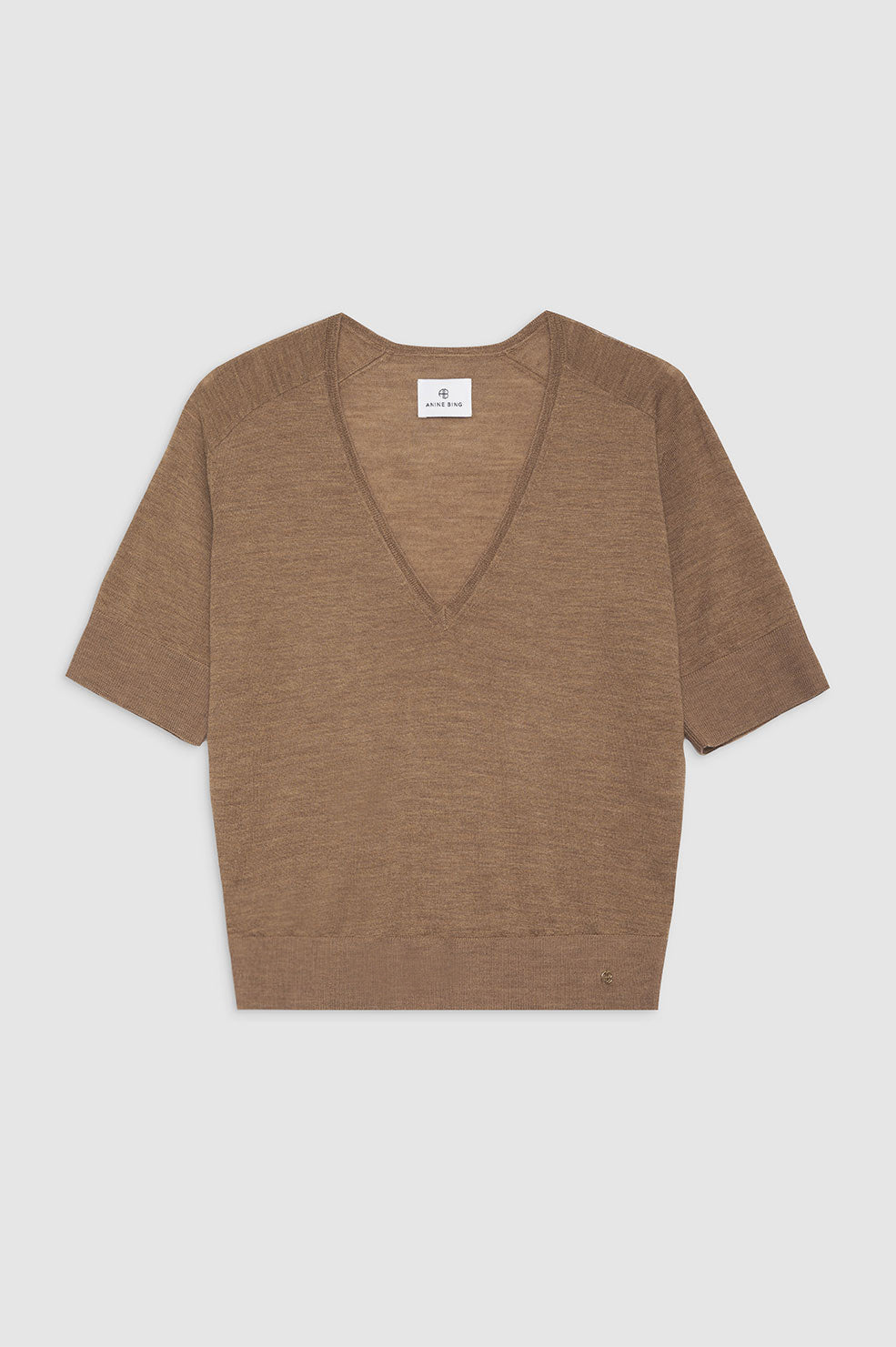 ANINE BING Aria Sweater Camel