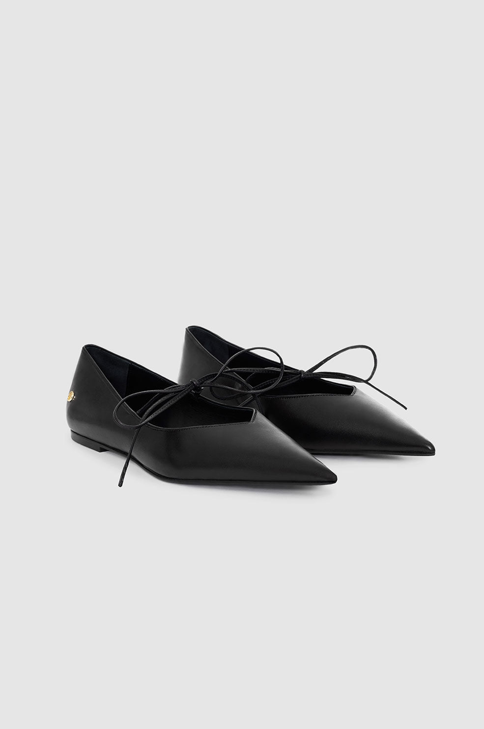 ANINE BING Nikki Flats Black