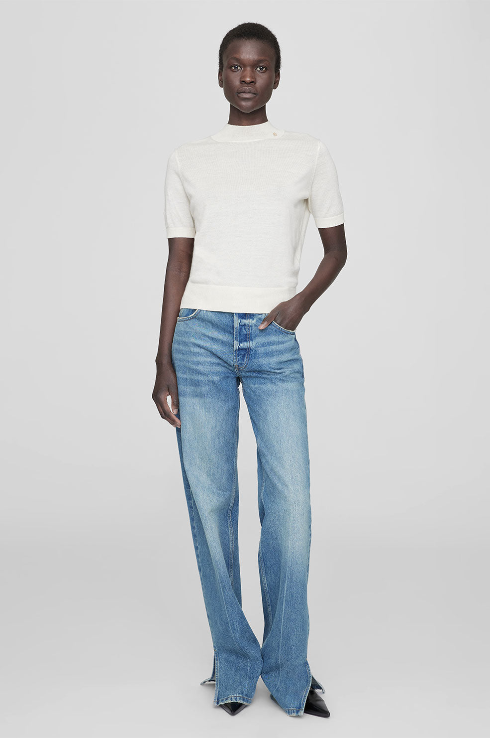 Buy Calvin Klein High Rise Slim Jeans Denim Medium - Scandinavian