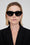 ANINE BING Alba Sunglasses - Black - On Model Front