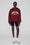 ANINE BING Alec Hoodie Sport - Cabernet - On Model Front