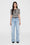 ANINE BING Alessia Tee - Cream And Black Stripe - On Model Front