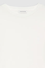 ANINE BING Amani Long Sleeve Tee - Ivory - Detail View