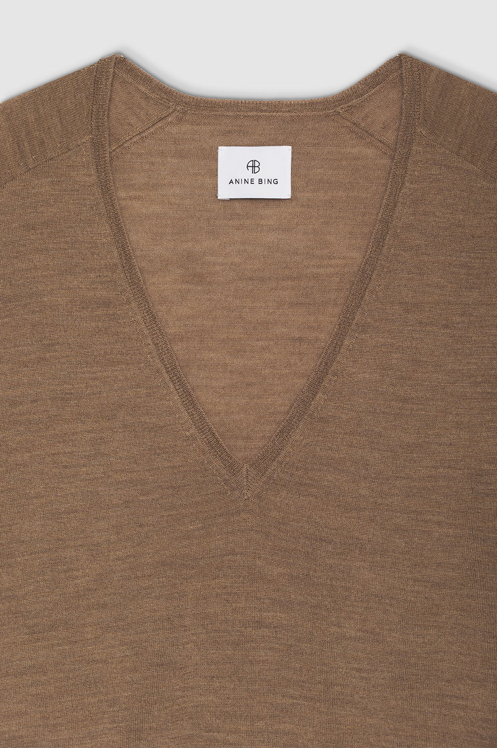 ANINE BING Aria Sweater Camel