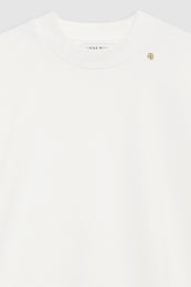 ANINE BING Auburn Tee - Ivory - Detail View