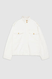 ANINE BING Audrey Jacket - Ivory - Front View