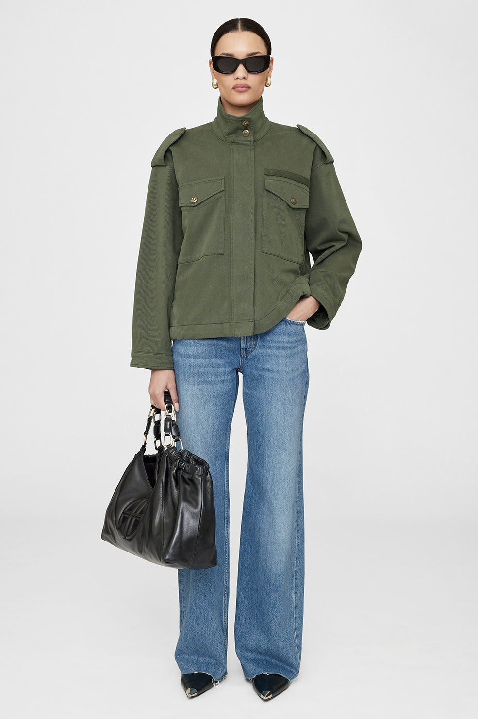 ANINE BING Audrey Jacket - Army Green