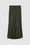 ANINE BING Bar Silk Skirt - Dark Olive - Front View