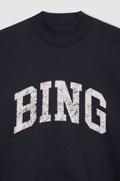 ANINE BING Bradie Sweatshirt Bing - Navy - Detail View