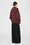 ANINE BING Bradie Sweatshirt Bing - Deep Burgundy - On Model Back