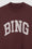 ANINE BING Bradie Sweatshirt Bing - Deep Burgundy - Detail View