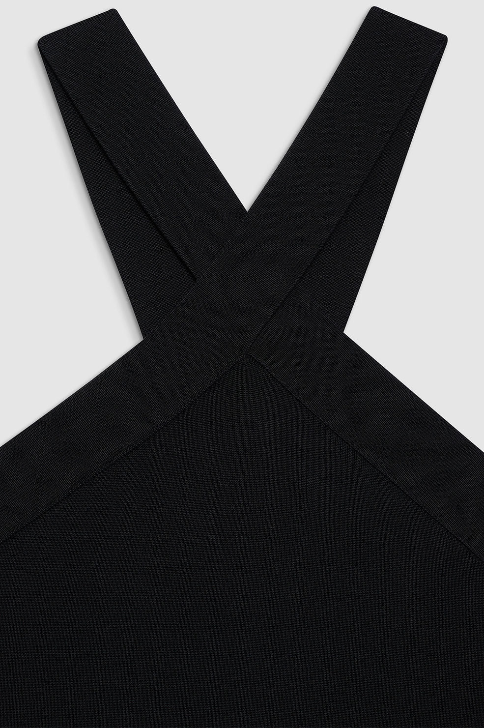 ANINE BING Brea Top - Black - Detail View