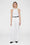 ANINE BING Carrie Pant - White Linen Blend - On Model Front