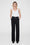 ANINE BING Carrie Pant - Black Twill - On Model Front