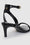 ANINE BING Cora Sandals - Black Embossed - Detail View