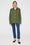 ANINE BING Corey Jacket - Army Green - On Model Front Second Image
