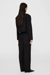 ANINE BING Dayton Jacket - Black - On Model Back