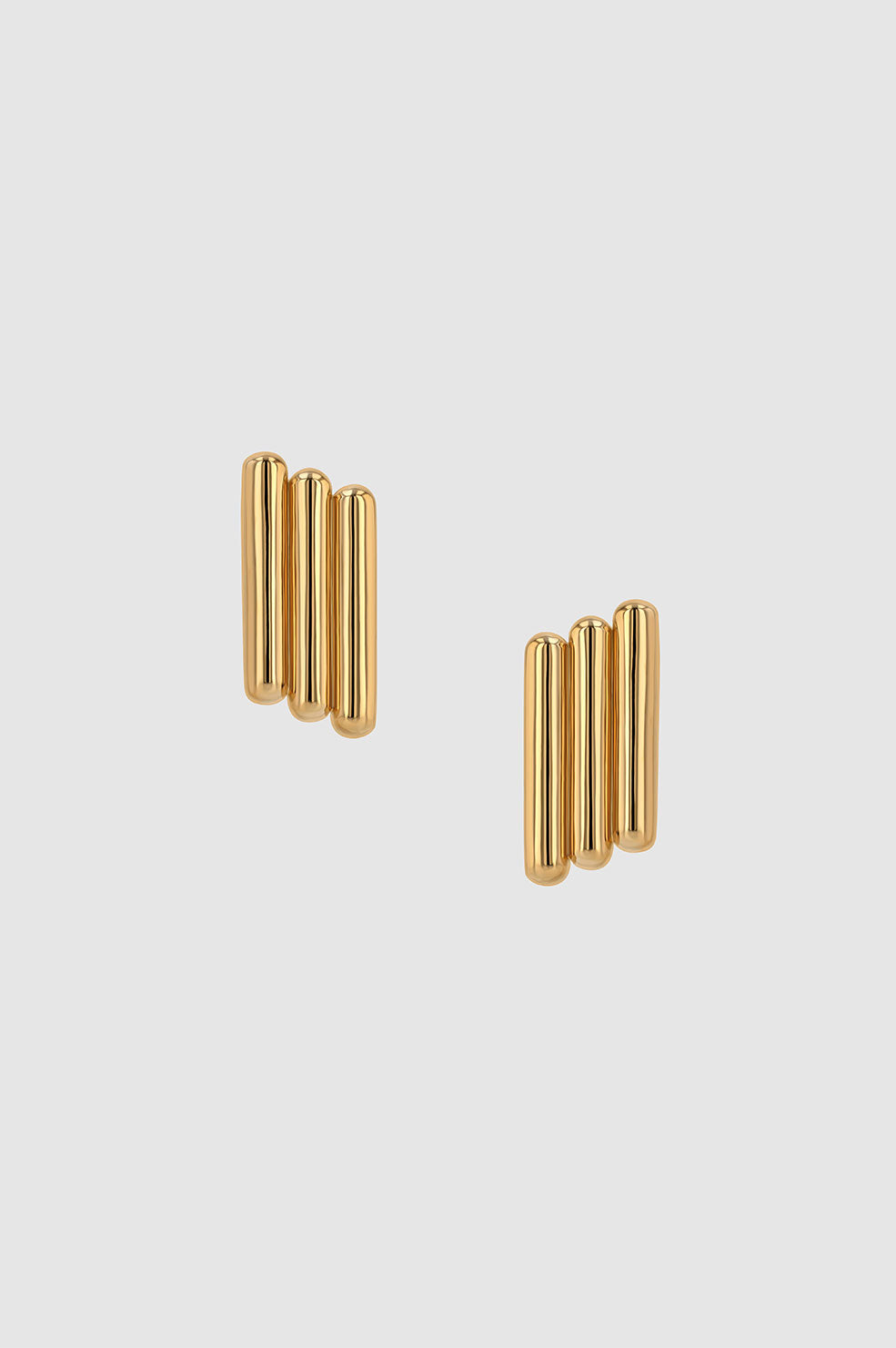 Diagonal Coil Earrings