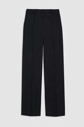 ANINE BING Drew Pant - Black - Front View