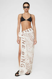 ANINE BING Eliza Sarong - Sand - On Model Front