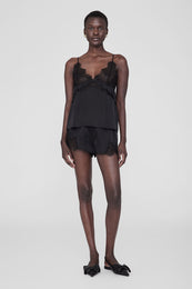 ANINE BING Farrah Short - Black - On Model Front