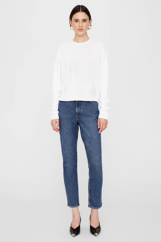 Giorgio Long Sleeve Sweater - Ivory