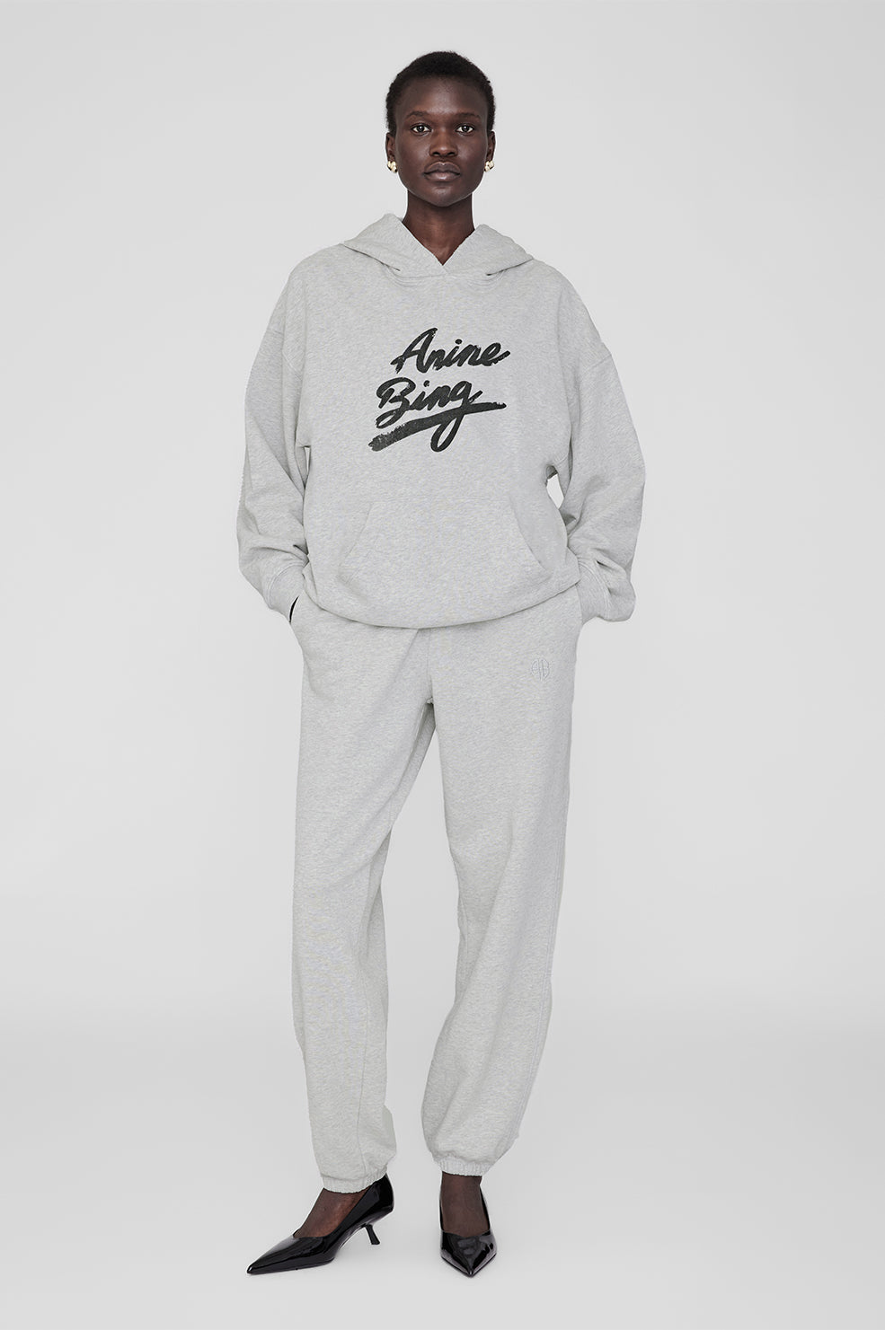 Harvey Sweatshirt Signature - Heather Grey