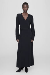 ANINE BING Helene Dress - Black - On Model Front