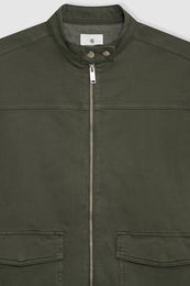 ANINE BING Henry Jacket - Army Green - Detail View