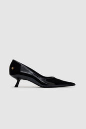 ANINE BING Hilda Pumps - Black Patent - front view