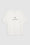 ANINE BING Jaylin Tee Monogram - Ivory - Front View