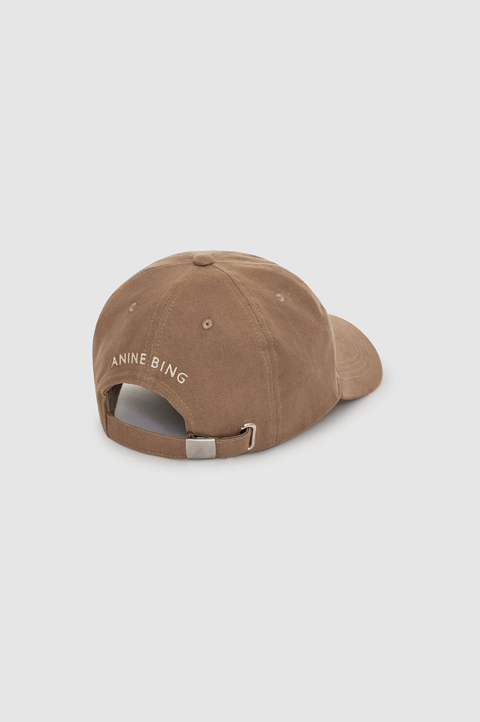 ANINE BING Jeremy Baseball Cap AB - Camel - Back View