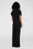 ANINE BING Jollie Top - Black Crinkle - On Model Back