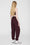 ANINE BING Karter Jogger - Dark Burgundy - On Model Back