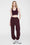 ANINE BING Karter Jogger - Dark Burgundy - On Model Front