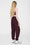 ANINE BING Karter Jogger - Dark Burgundy - On Model Back