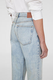 ANINE BING Kate Jean - Destructed Bleached Blue - On Model Back Detail