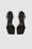 ANINE BING Kiera Sandals - Black - Top Pair View