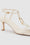 ANINE BING Kiera Sandals - Ivory - Detail View