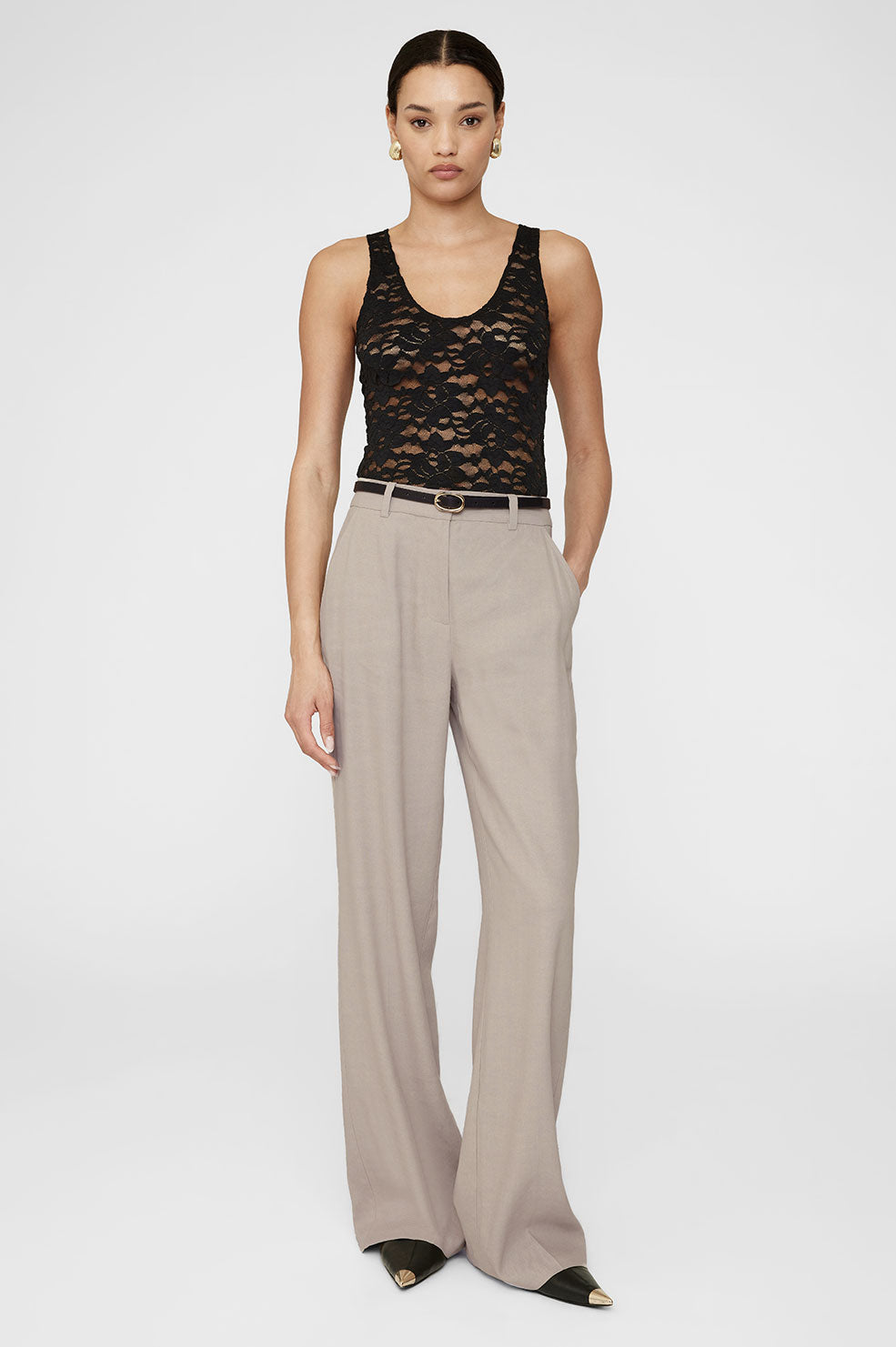 ANINE BING Kline Trouser - Sand