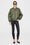 ANINE BING Leon Bomber - Army Green - On Model Front Second Image