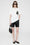 ANINE BING Lili Tee Letterman - Off White - On Model Front