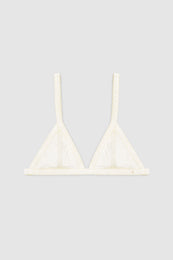 ANINE BING Lorel Bra - Ivory - Front View