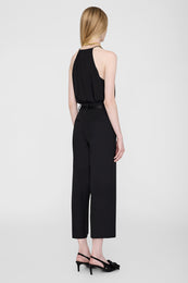 ANINE BING Louisa Trouser - Black - On Model Back