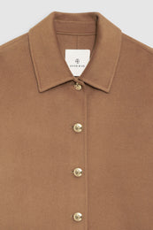 ANINE BING Luca Jacket - Camel Cashmere Blend - Detail View