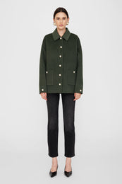 Luca Jacket - Olive Cashmere Blend