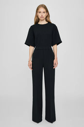 ANINE BING Lyra Trouser - Black - Model Front