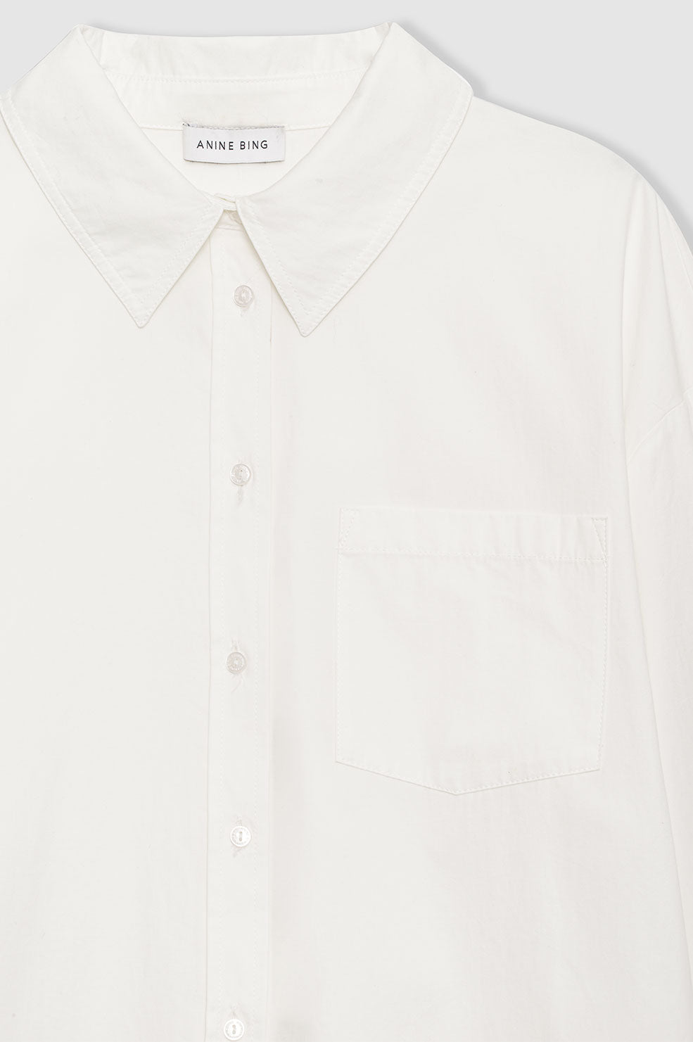 ANINE BING Mika long-sleeve Shirt - Farfetch