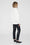 ANINE BING Miles Sweatshirt Letterman - Off White - On Model Back